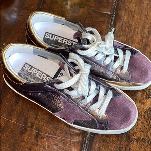Golden Goose Purple SuperStars